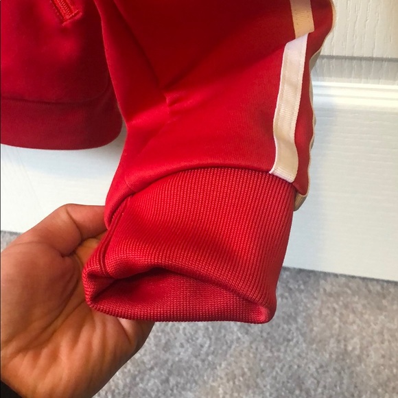 Red Adidas zip up jacket - Picture 5 of 5
